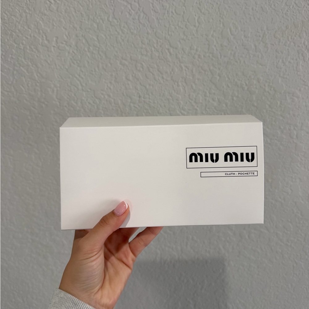 MiuMiu Heart Print Clutch/Cross-body (GWP) - Picture 4 of 4